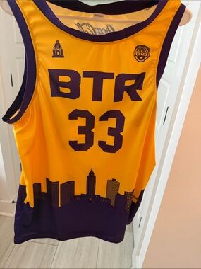 LSU BTR skyline Men's Jersey
